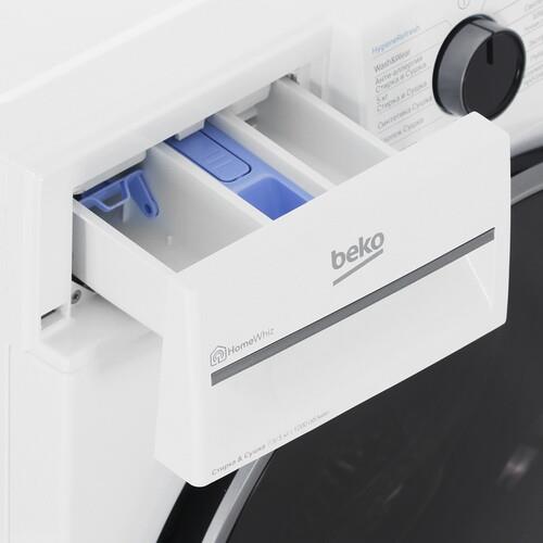 Стирально-сушильная машина Beko B3DFR57H23W белый