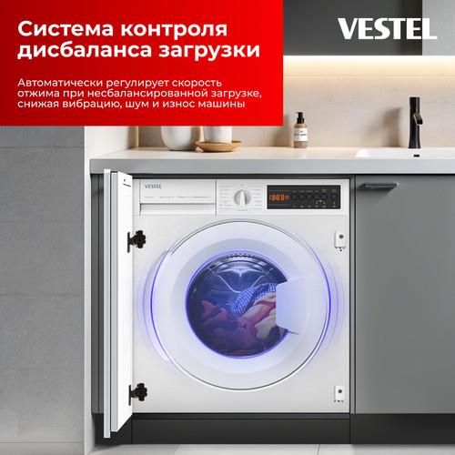 Встраиваемая стиральная машина Vestel WMBI8120T2I
